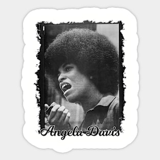 Angela Davis Sticker
